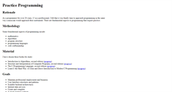 Desktop Screenshot of practiceprogramming.com