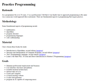 Tablet Screenshot of practiceprogramming.com